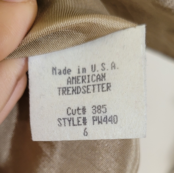 Vintage ATTITUDE patchwork funky blazer American Trendsetter multi pattern - Picture 7 of 8